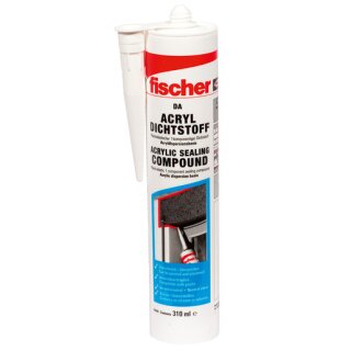 FISCHER DA GR (DE/EN) Acryldichtstoff DA 310ml grau
