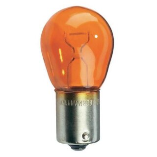 81383 Autolampe 26,5x52,5 mm, PY21W BAU15s 12V 21W Amber