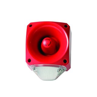 Sirena NXL1101060D rot Schallgeber Nexus 110 m.LED Warnlicht 10-60V DC rot