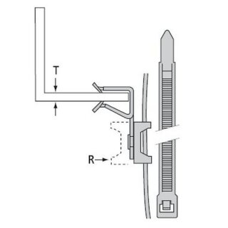 ABB AH1420-CT2 Traegerklammer, waagrecht an 14-20mm +...