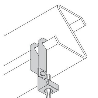 ABB VM03-AM10T Traegerklammer, fuer vertikale Kante bis...
