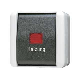 Jung 806 HW Heizungsschalter, Universal Aus-Wechsel, 10...
