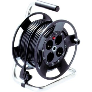 BACHMANN 392180 Kabeltrommel 4-fach mit Thermoschutz