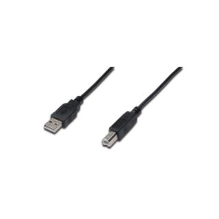 ASSMANN AK-300105-018-S USB 2.0 Anschlusskabel, Typ A - B...