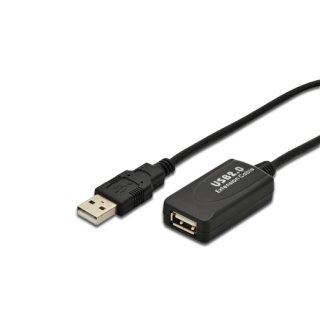 Assmann DA-70130-4 USB 2.0 Repeater Kabel USB A male / A...