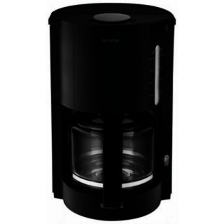Krups F30908 ProAroma Glas-Kaffeemaschine schwarz 1050 Watt