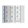 Bticino 353001 Abdeckung für Codelock-/Tastatur-Modul von SFERA Aluminium,  Farbe: Allmetal