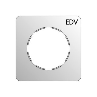 Elso 223109 Zentralplatte für Steckdose bedruckt EDV...