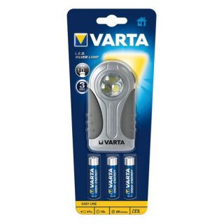 VARTA 16647 LED Silver Light 3AAA, mit Batterien, 1er...
