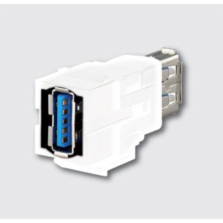 Rutenbeck KMK-USB 3.0 rw USB-Keystone, USB 3.0, USB A...