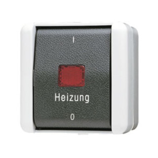 Jung 803 HW Heizungsschalter, Aus 3-pol., 16 AX 400 V ~, IP 44, WG 800