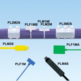 Panduit PLF1M-C Kabelbinder mit Beschriftungsfähnchen, Breite: Miniatur, natur, 109 mm