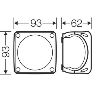Hensel WP 0202 B Kabelabzweigkasten 1,5-2,5 qmm, 3phasig,...