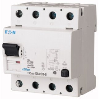 Eaton Electric FRCMM-125/4/03-S/BFQ FI-Schalter, allstromsensitiv, 125 A, 4p, 300 mA, Typ S/BFQ