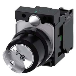 SIEMENS 3SU1100-4BF11-1BA0 Schlüsselschalter RONIS,...