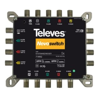 TELEVES AZS515G 5-fach Abzweiger Guss - Nevo AD: 15 dB