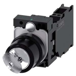 SIEMENS 3SU1100-4BF11-3FA0 Schlüsselschalter RONIS,...