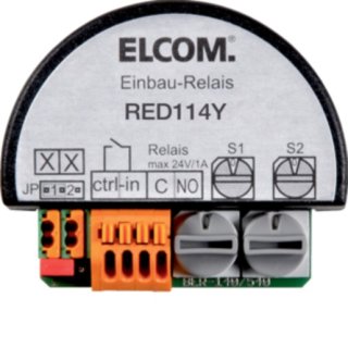 Elcom RED114Y Schaltrelais+Eing. 1fach UP 2Draht