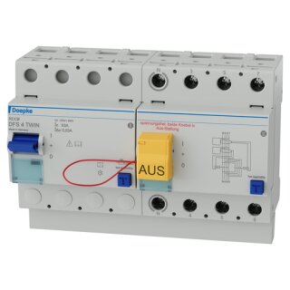 Doepke DFS4 063-4/0,03-A TWIN Doepke FI-Schutzschalter...