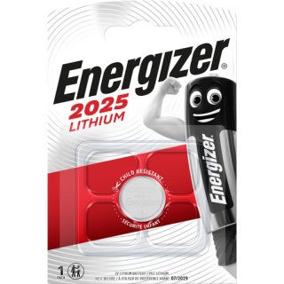 Energizer CR2025 (1 Stk.) Spezialbatterie / Lithium...
