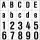 RZB 99221.003.F Folienziffer H 60 mm, Großbuchstabe F