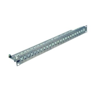 3M 43018-801 28 Patchpanel 19 Zoll 1HE 24 Ports mit...