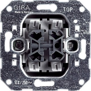GIRA 10800 Wippschalter Wechselsch. 2f Einsatz