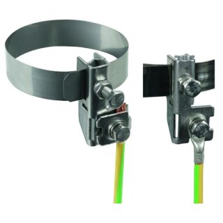DEHN BRS 27.89 AK1X10 2X6.8 GSG V2A Bandrohrschelle GSG D...