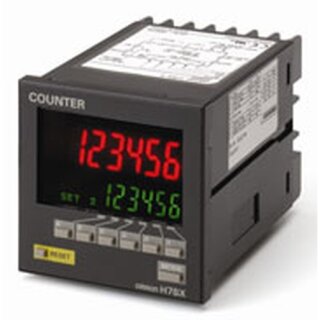 Omron H7BX-A 6-stelliger 1er VW-Zähler, 72x72 mm, 1...