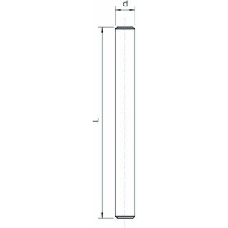 OBO TR M6 2M A4 Gewindestange M6x2000mm, A4, 1.4571, 2B