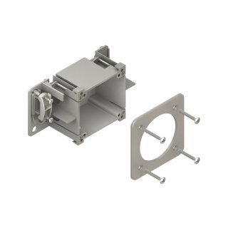 HCED80 CEE-Geräteeinbaudose, 71x83x52 mm, Kunststoff...