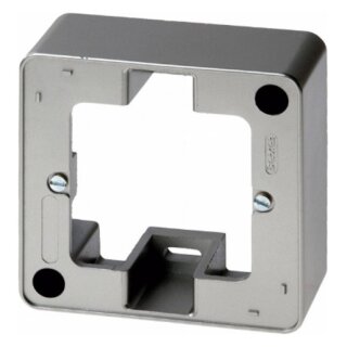 BERKER  10296084 Aufputz-Rahmen 1fach alu samt lackiert