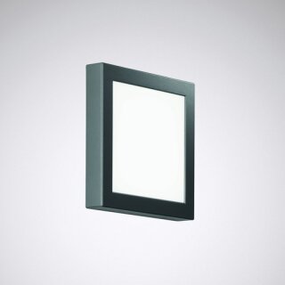 Trilux Skeo Pura 26-RB8L/600-840 1G1P ET Wandleuchte, Elektronik Trafo (ET), 10W, 600lm, 840, IP65, 260x260x40, anthrazit