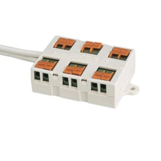 Nobile NV-Verteiler 6-fach Federsteckklemme NV-Verteiler 6-fach Federsteckklemme