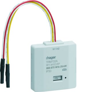 Hager TRM702A Funk UP Binäreingang 2fach Batterie