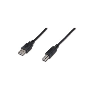 ASSMANN AK-300105-050-S USB 2.0 Anschlusskabel, Typ A - B...