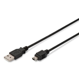ASSMANN AK-300108-018-S USB 2.0 Anschlusskabel, Typ A -...