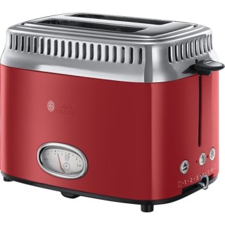 Russell Hobbs 21680-56 Retro Ribbon Red Kompakt-Toaster...