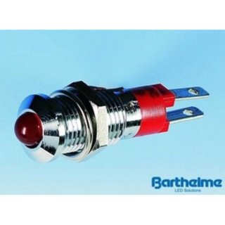 Barthelme SMQD08014 LED-Leuchte 8mm rot 20-28V...