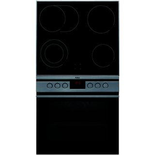 AMICA EHC 12761 E Einbauherd-Set im Scandium Design,...