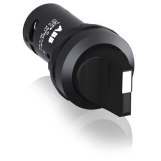 ABB C2SS1-10B-10 Wahlschalter, schwarz, 2 Stellungen,