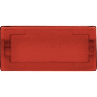 Merten 395900 Symbole, rechteckig, neutral, rot-transparent