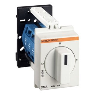 Schneider Electric 15126 Amperemeter-Wahlschalter CMA, 10A