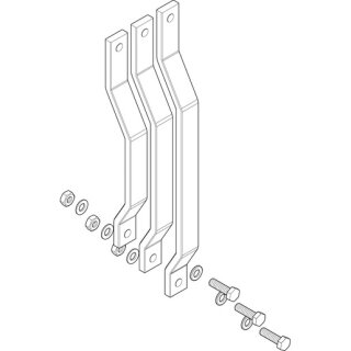 ABN XAS750SE Verbindungsschienensatz 3-polig CU 30x10mm