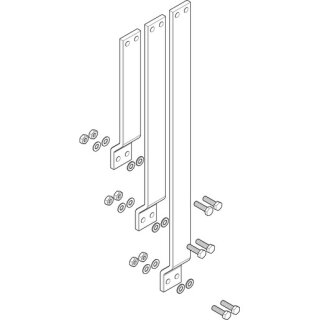 ABN XAS970SE Verbindungsschienensatz 3-polig CU 50x10mm