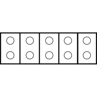 ABN GKL124-5 Anschlußklemmemnblock für...