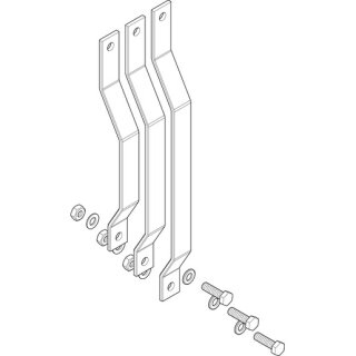 ABN XAS740SE Verbindungsschienensatz 3-polig CU 30x5mm