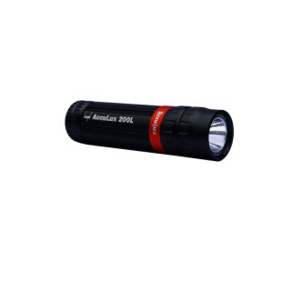 AccuLux 414012 Kompakte LED-Taschenlampe aus Aluminium, 200 Lumen, inkl. 3 AAA Batterien