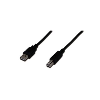 ASSMANN AK-300102-018-S USB Anschlusskabel, Typ A - B...