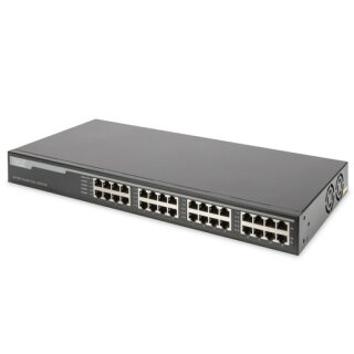 ASSMANN DN-95116 16-Port Gigabit PoE+ Injektor, 802.3at, 10G